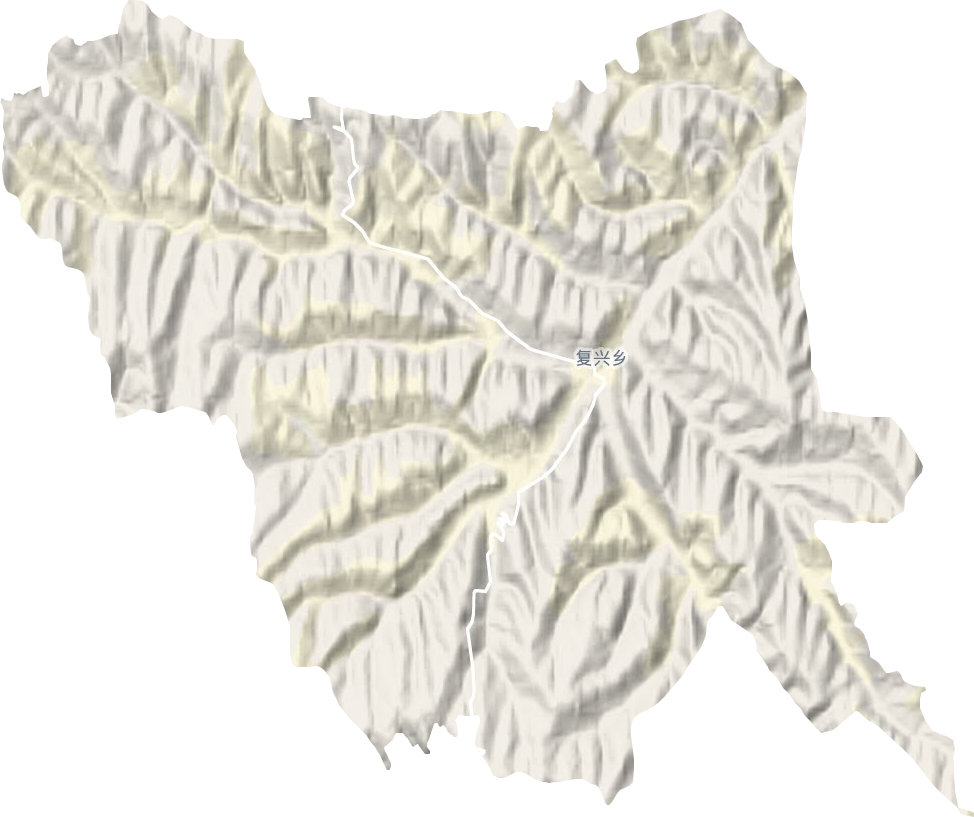 复兴乡地形地图