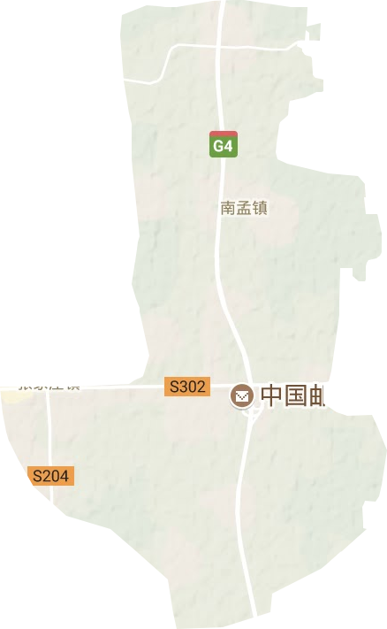 南孟镇地形地图