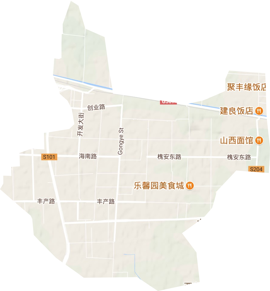 石家庄经济技术开发区地形地图