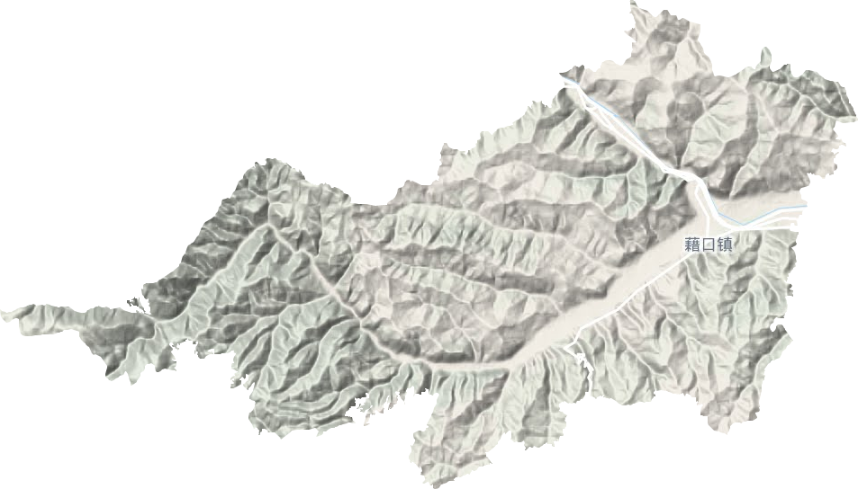 藉口镇地形地图