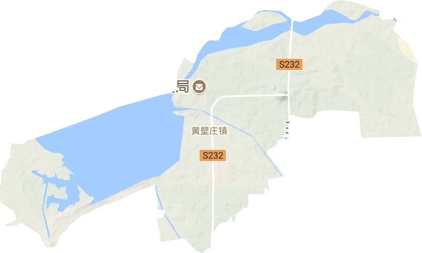黄壁庄镇地形地图