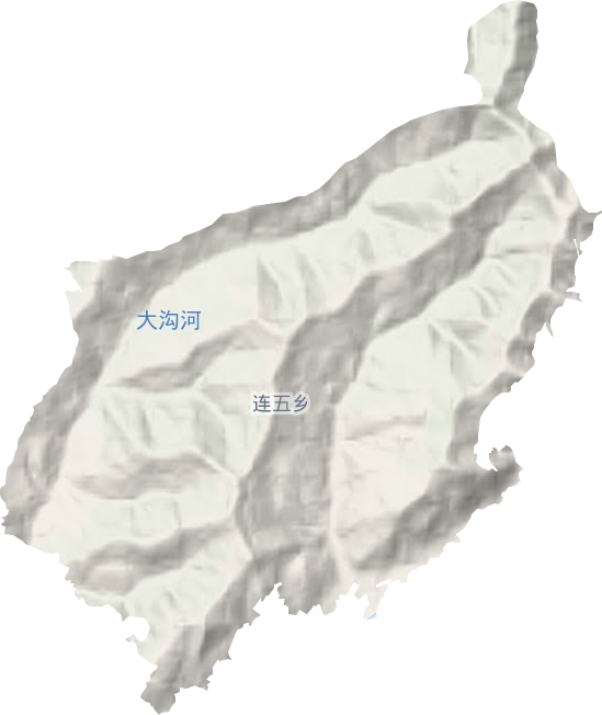 连五乡地形地图