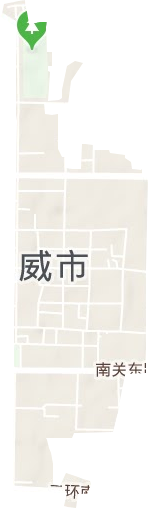 东大街街道地形地图
