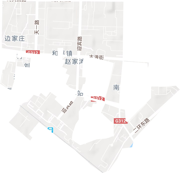 火车站街街道地形地图