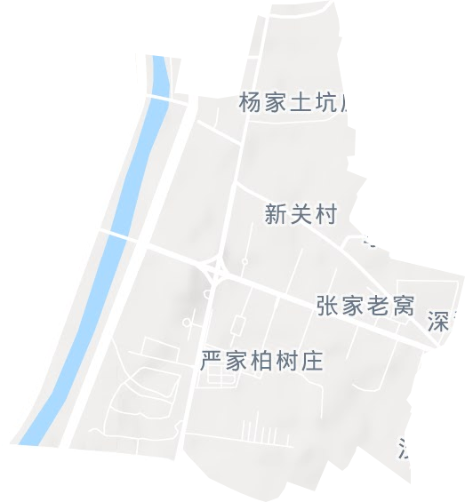 荣华街街道地形地图