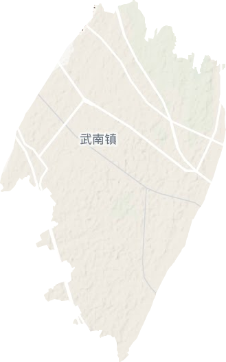 武南镇地形地图