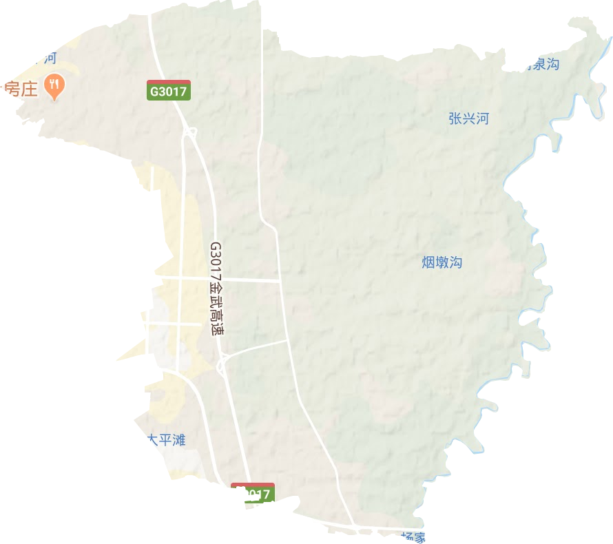 永昌镇地形地图