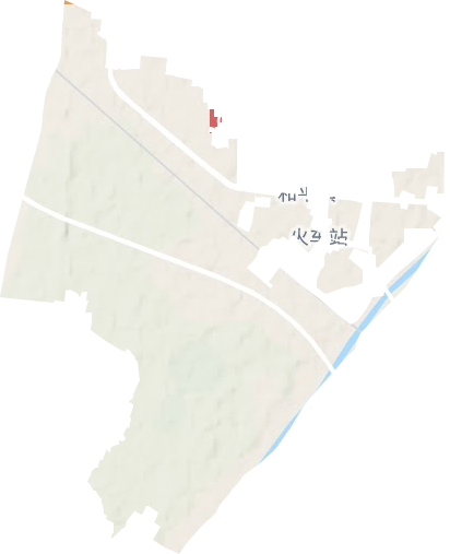 和平镇地形地图
