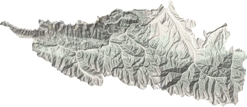 哈溪镇地形地图