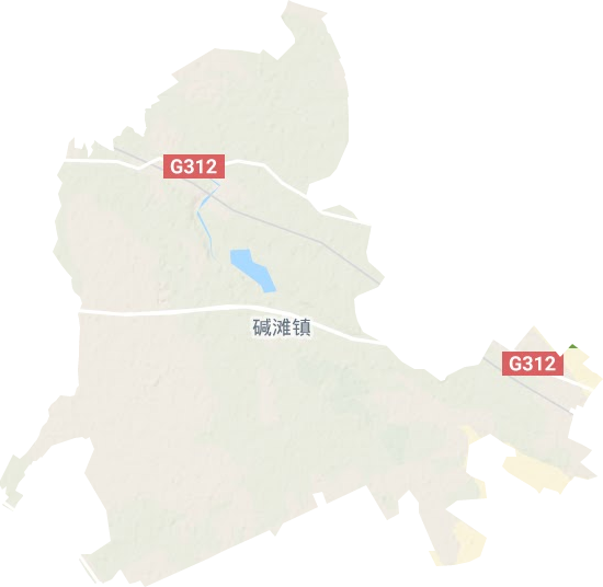 碱滩镇地形地图