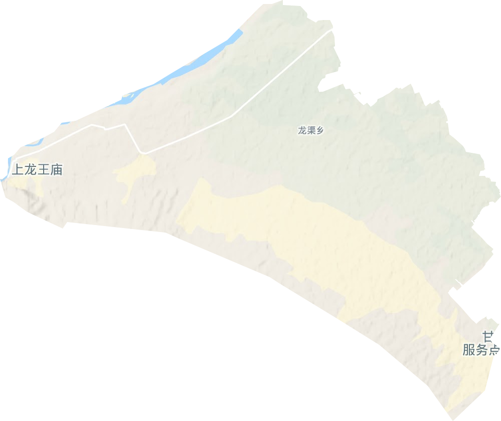 龙渠乡地形地图