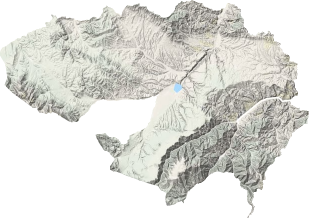 皇城镇地形地图