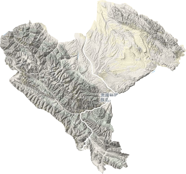 大河乡地形地图