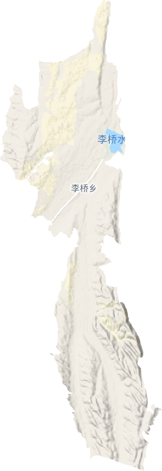 李桥乡地形地图
