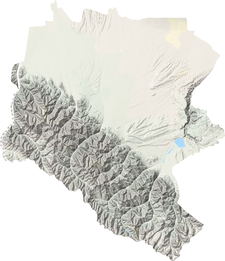 中牧公司山丹马场地形地图
