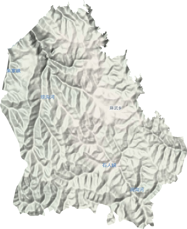 麻武乡地形地图
