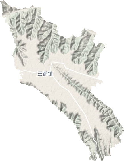 玉都镇地形地图