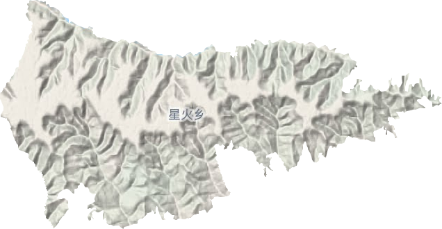 星火乡地形地图