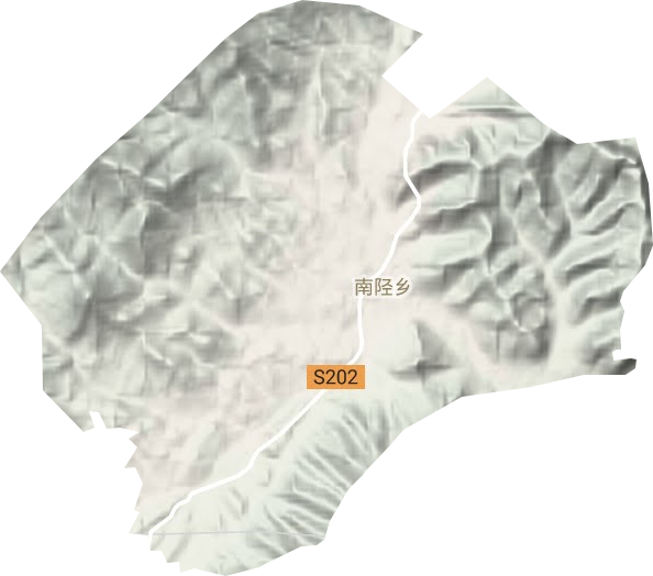 南陉乡地形地图