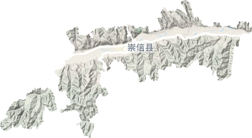 锦屏镇地形地图