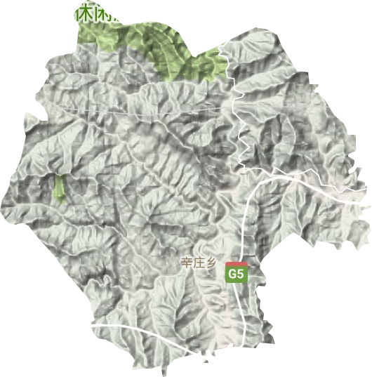 辛庄乡地形地图