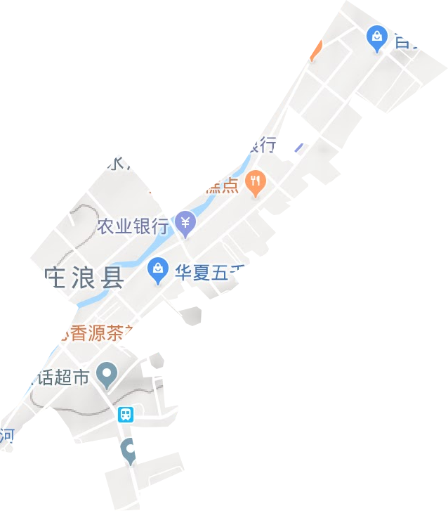 水洛街道地形地图
