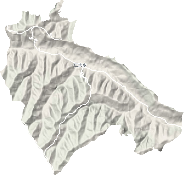 深沟乡地形地图