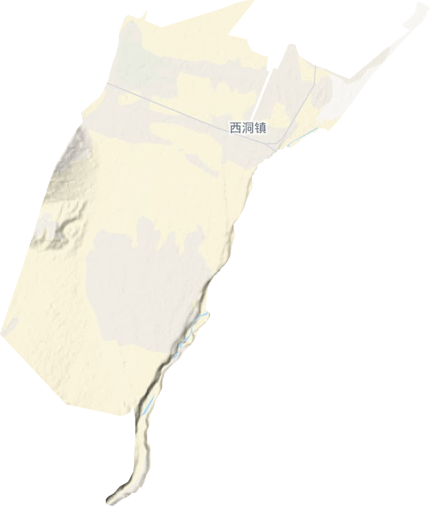 西洞镇地形地图
