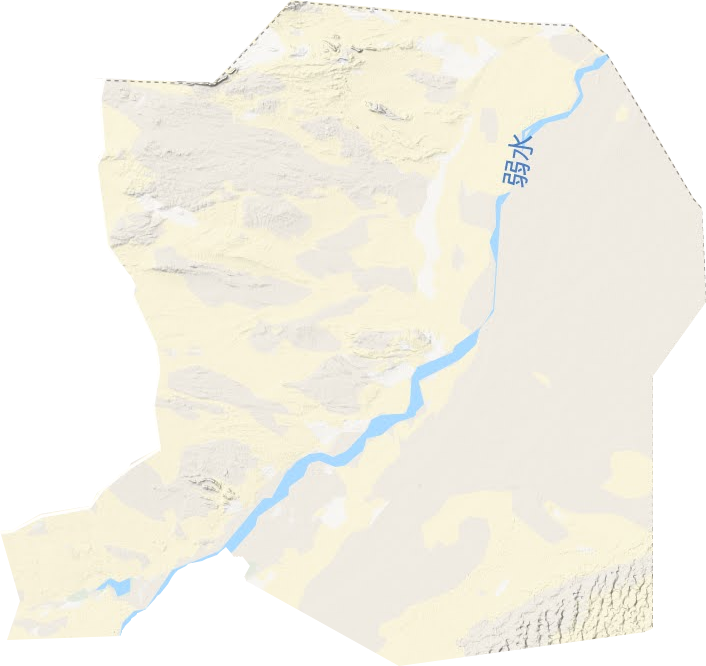 航天镇地形地图