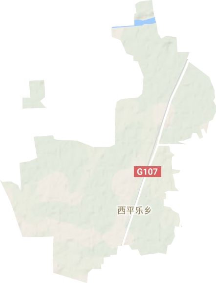 西平乐乡地形地图