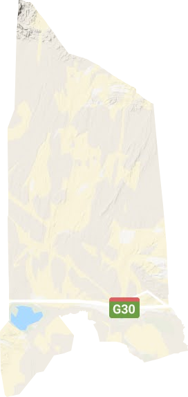 布隆吉乡地形地图