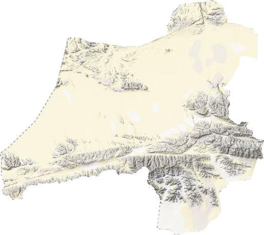 阿克旗乡地形地图