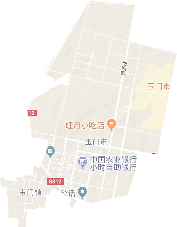 新市区街道地形地图