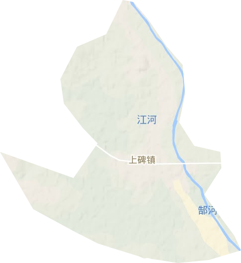 上碑镇地形地图