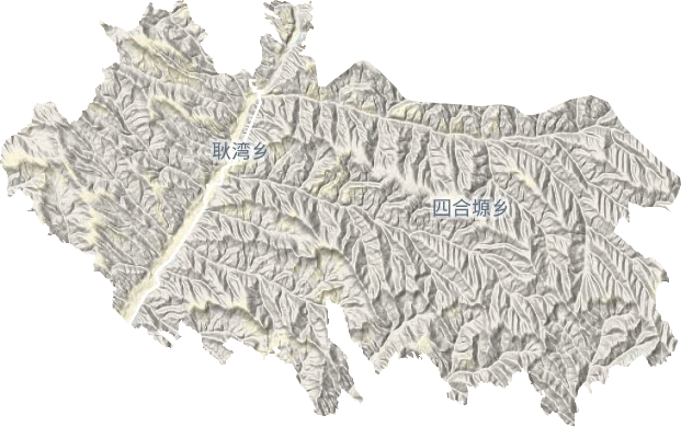 耿湾乡地形地图