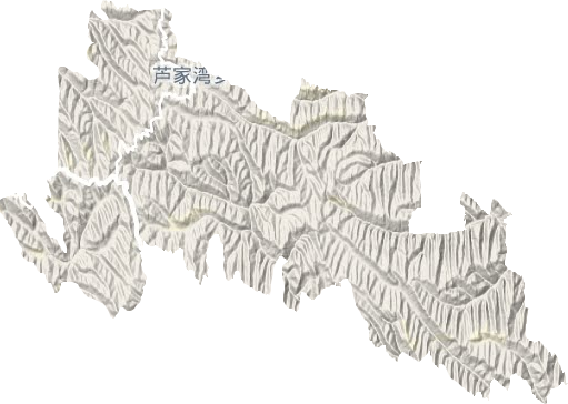 芦家湾乡地形地图