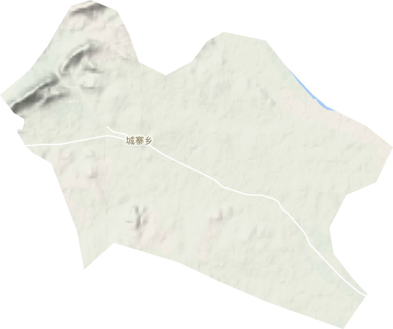 城寨乡地形地图