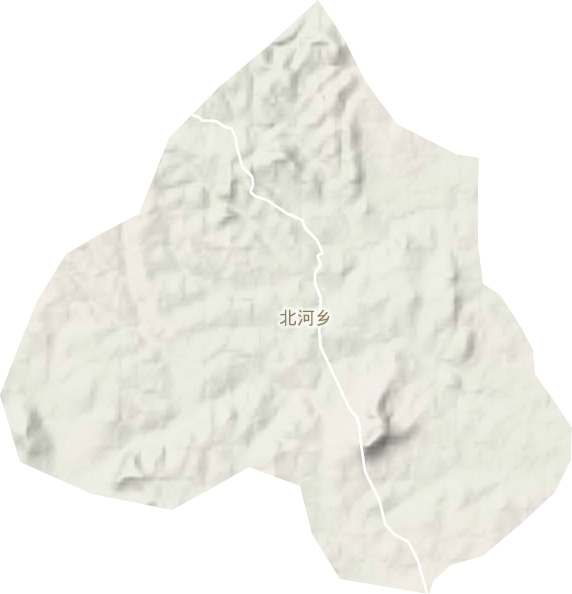 北河乡地形地图