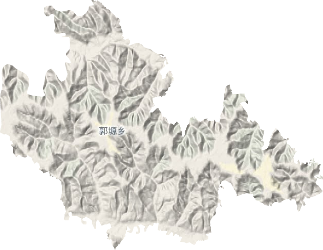 郭原乡地形地图