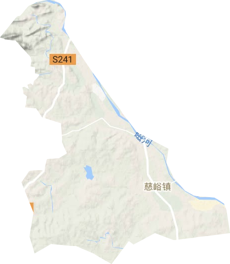 慈峪镇地形地图