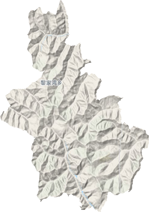 新寨镇地形地图