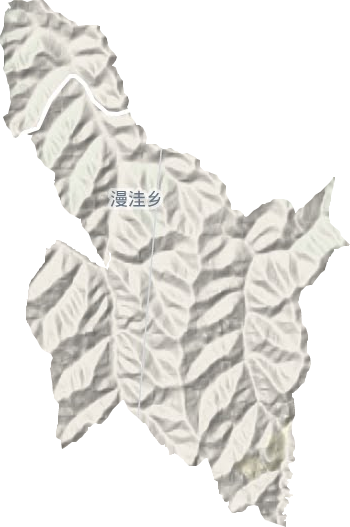 漫洼乡地形地图