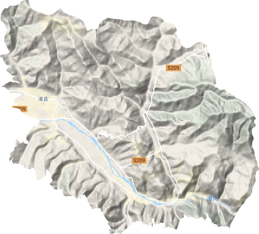 武阳镇地形地图