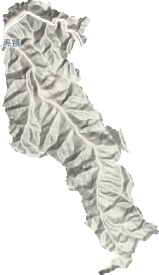茶埠镇地形地图