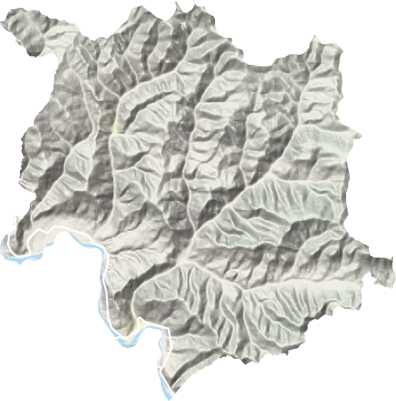 中寨镇地形地图