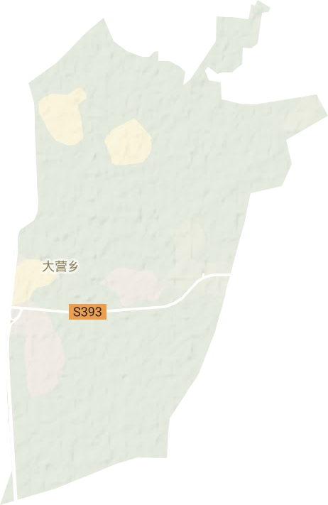 大营镇地形地图