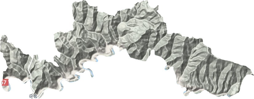 镡河乡地形地图
