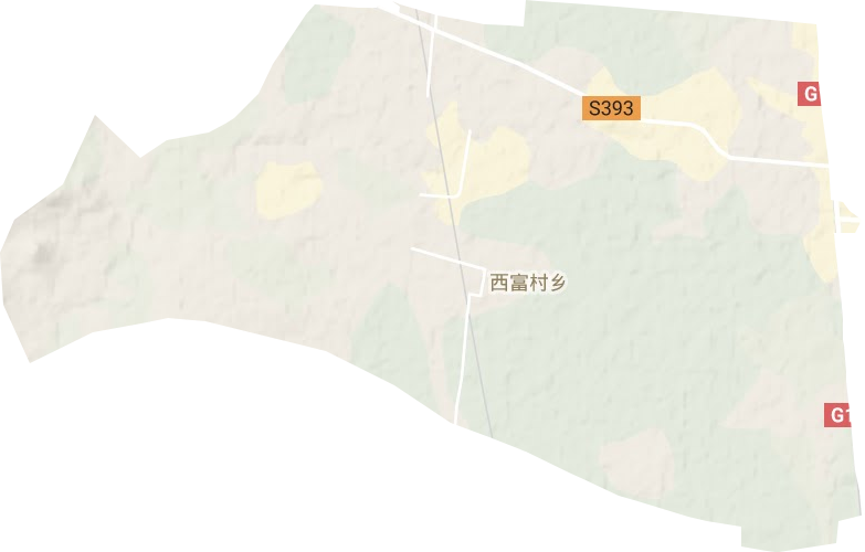 富村镇地形地图