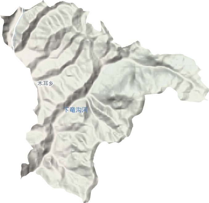 木耳乡地形地图