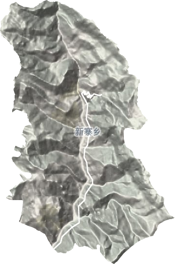 新寨乡地形地图